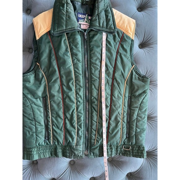 Vintage Deep North ski vest / jacket Large Green - Picture 5 of 9